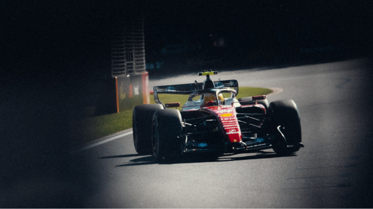 Lewis Hamilton pilotando el Ferrari F1 de 2026 / Fuente: Scuderia Ferrari HP