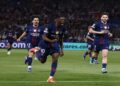 Celebración del PSG tras un gol