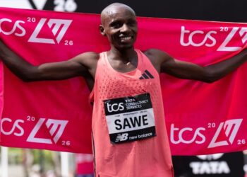 Sebastian Sawe celebra su triunfo histórico en Londres