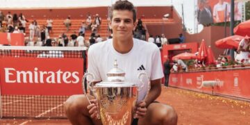 Rafa Jódar, con el ATP de Marruecos | Foto: @Rafa.Jodarr