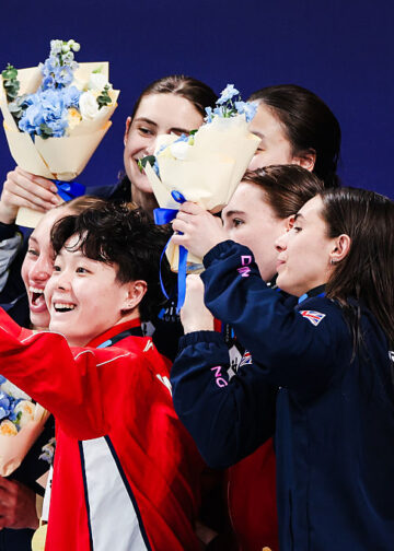 Podio de 3m mujeres sincronizado en la Copa del Mundo 2026