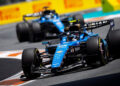 Ambos Williams en pista durante el GP de Miami / Fuente: Atlassian Williams F1 Team