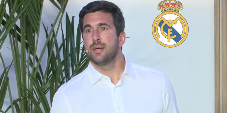 Enrique Riquelme during the presentation of his candidacy for Real Madrid. | Photo: Marca on YouTube