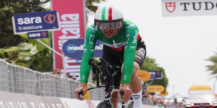 Filippo Ganna en plena potencia