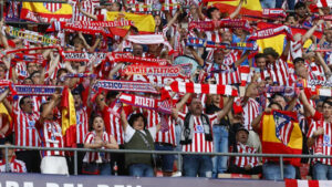 La afición del Atlético de Madrid siempre ha animado a su equipo esta temporada. Foto: Koke Instagram