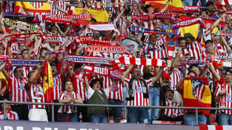 La afición del Atlético de Madrid siempre ha animado a su equipo esta temporada. Foto: Koke Instagram