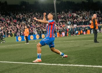 Lacroix después de la vuelta de la Conference League. | Foto: Crystal Palace