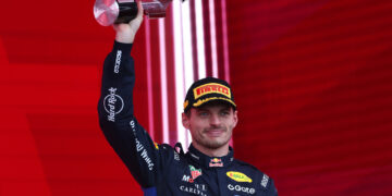 Max Verstappen en el podio del GP de Canadá 2026 / Fuente: Oracle Red Bull Racing