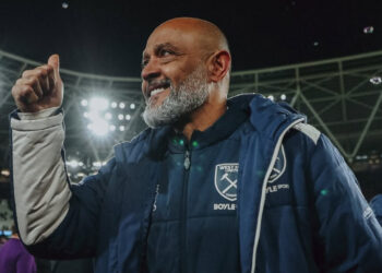 Nuno Espiritu Santo quiere mantener a su equipo en la Premier. Foto: West Ham United