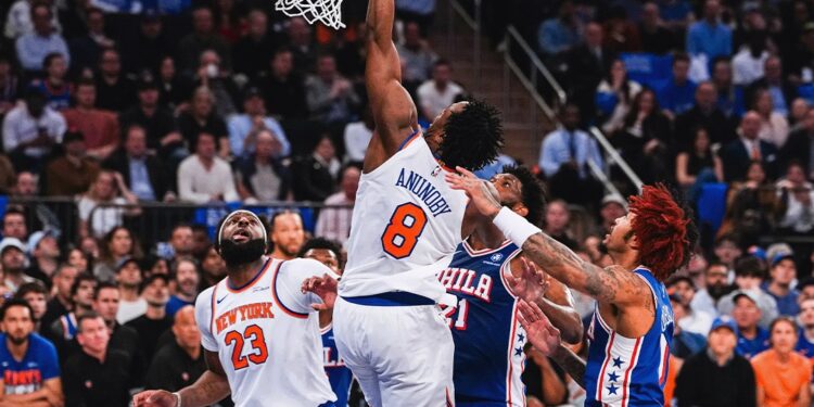 OG juego 1 ante los Sixers