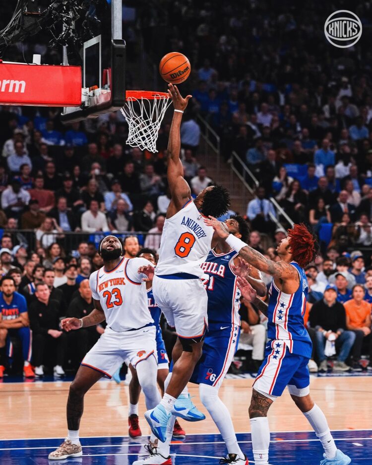 OG juego 1 ante los Sixers