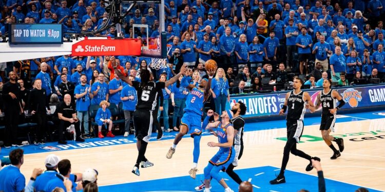 SGA juego 1 contra Spurs 2026