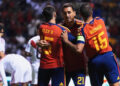 Álex Baena con la Selección Española en el partido frente a Perú / Fuente: Selección Española Masculina de Fútbol