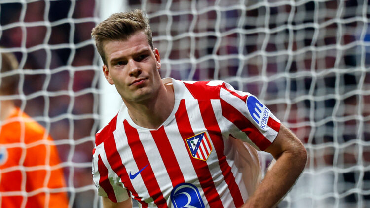 Alexander Sørloth celebrando un gol con el Atlético de Madrid / Fuente: Atlético de Madrid