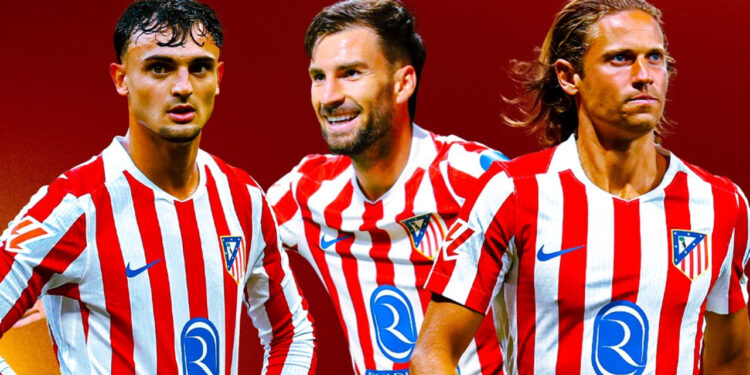 Convocados del Atlético de Madrid para el Mundial con España / Fuente: Atlético de Madrid