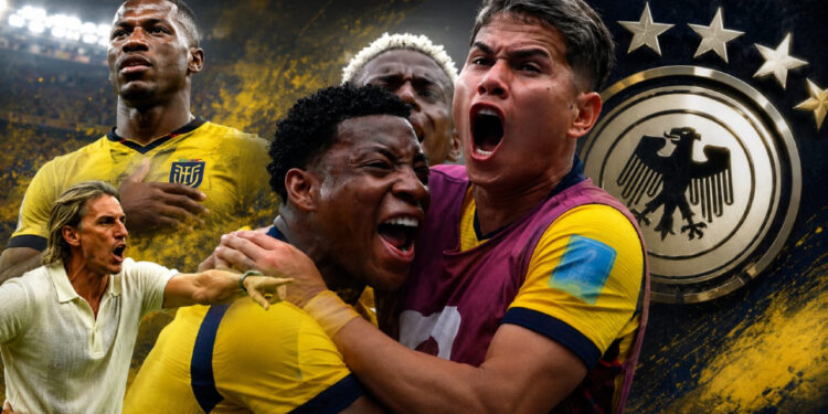 Ecuador dio el golpe: remontó ante Alemania, ganó 2-1 y se clasificó a los 16avos de final del Mundial 2026