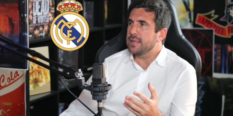 El candidato a presidente del Real Madrid durante una entrevista en "The Wild Project". | Foto: Captura de pantalla de "The Wild Project" en YouTube