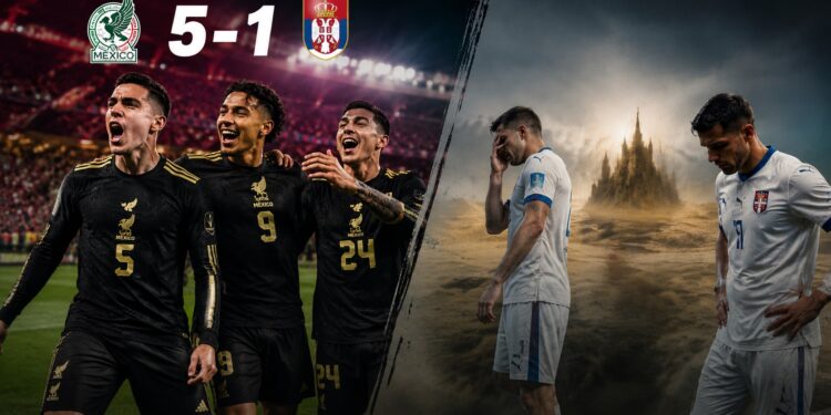 El contundente 5-1 del Tri maquilla serias dudas defensivas a solo siete días del debut mundialista en el Estadio Azteca