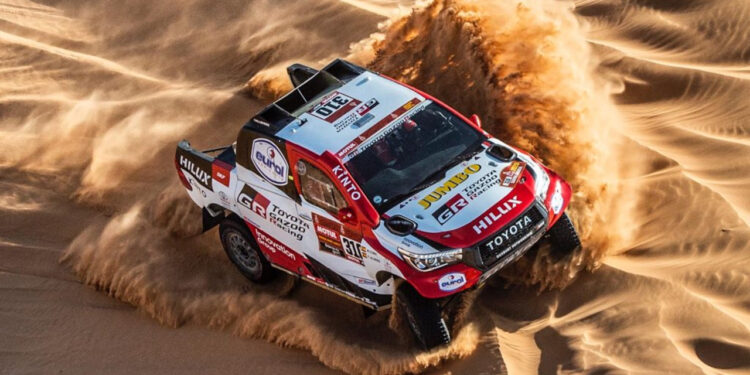 Fernando Alonso pilotando durante el Rally Dakar 2020 / Fuente: Fernando Alonso
