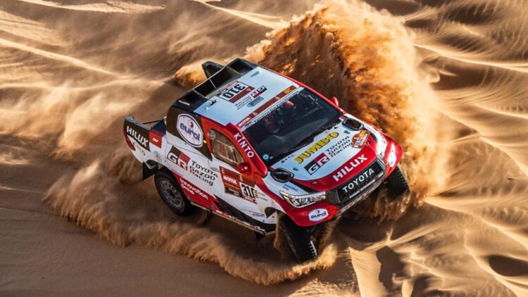 Fernando Alonso pilotando durante el Rally Dakar 2020 / Fuente: Fernando Alonso