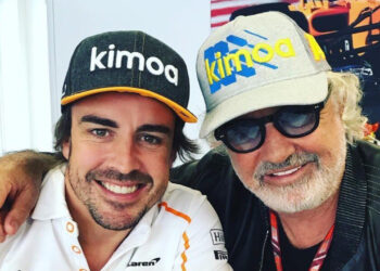 Fernando Alonso y Flavio Briatore en 2018 / Fuente: Fernando Alonso