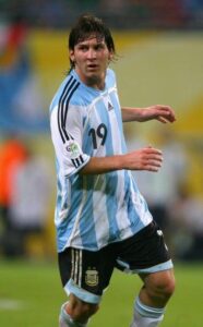 Lionel Messi en el Mundial de Alemania 2006