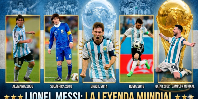 La historia de Lionel Messi en Mundiales