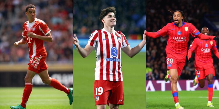 Los 3 jugadores que podrían llegar al Real Madrid. | Fotos: PSG, Atlético de Madrid y Bayern