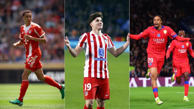 Los 3 jugadores que podrían llegar al Real Madrid. | Fotos: PSG, Atlético de Madrid y Bayern