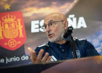 Luis de la Fuente ha defendido a Gavi foto: Sefutbol Tw