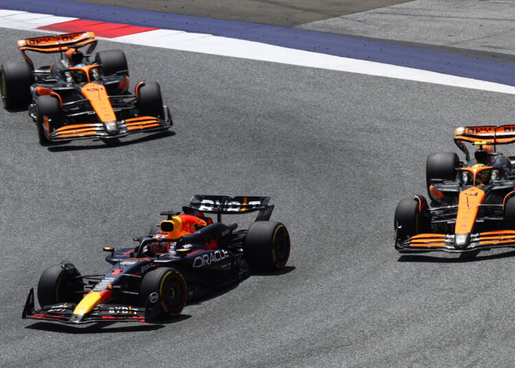McLaren y Red Bull en el GP de Austria de 2024 / Fuente: Oracle Red Bull Racing