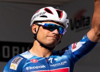 Landa, gesto firme en plena competición