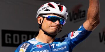Landa, gesto firme en plena competición