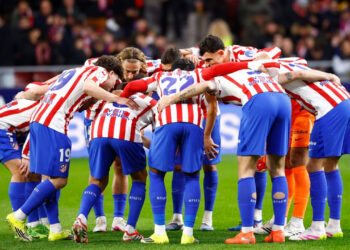 Once del Atlético de Madrid antes de un partido / Fuente: Atlético de Madrid