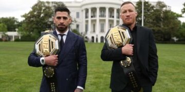Topuria y Gaethje calientan el combate del domingo