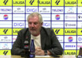 Vizcaíno firme en sala de prensa