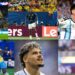 Jugadores de las selecciones sudamericanas en sus respectivos partidos de la Copa Mundial de la FIFA 2026 fecha 1