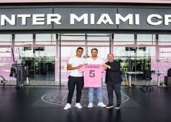 Casemiro ya viste de rosa en su presentación con Inter Miami