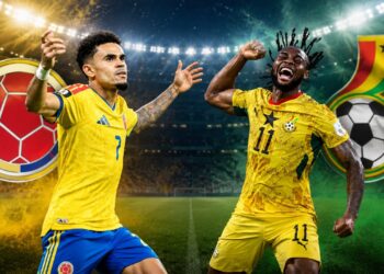 Colombia enfreta a Ghana por los 16avos de final de la Copa del Mundo 2026