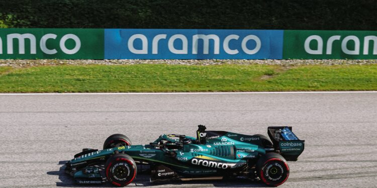 El AMR26 en el Gran Premio de Austria 2026 / Fuente: Aston Martin Aramco F1 Team