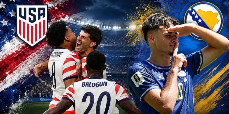 Mundial 2026: Estados Unidos vs. Bosnia y Herzegovina por un lugar en octavos de final