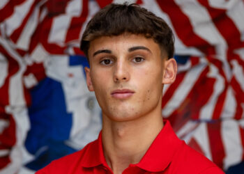 Álvaro Vega es el nuevo cambio de camiseta del Real Madrid al Atlético Madrid. Foto: Atleti Academia.