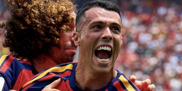 Es el tercer jugador extremeño en toda la historia en marcar en un Mundial | Foto: @SEFutbol