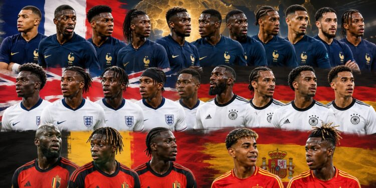 Los futbolistas de raíces africanas en las principales selecciones de Europa