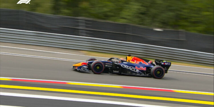 Max Verstappen rodando en Spa 2026 / Fuente: Fórmula 1