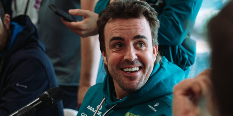 Fernando Alonso durante el Gran Premio de los Países Bajos de F1 / Fuente: Aston Martin Aramco F1 Team