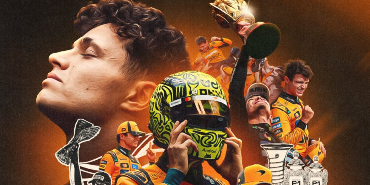 Lando Norris con McLaren F1 Team / Fuente: McLaren Mastercard Formula 1 Team