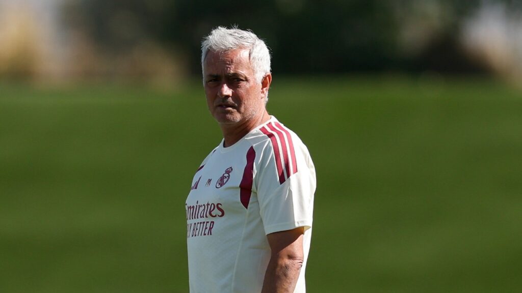 Mourinho, the Real Madrid manager, during preseason. | Photo: UCL