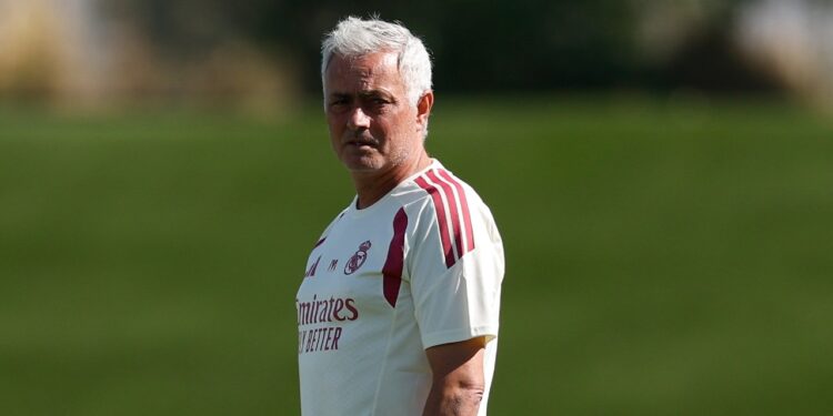 Mourinho, the Real Madrid manager, during preseason. | Photo: UCL