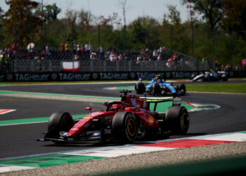 Charles Leclerc durante los FP1 del GP de Italia 2026 / Fuente: @ScuderiaFerrari